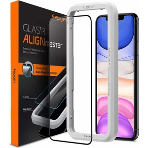 iPhone 11 Pro / iPhone XS / iPhone X Cam Ekran Koruyucu Kolay Kurulum AlignMaster Full Cover Black / Siyah - AGL00114