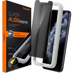 Apple iPhone 11 Pro / iPhone XS / iPhone X Privacy Hayalet Cam Ekran Koruyucu Kolay Kurulum AlignMaster - AGL00111