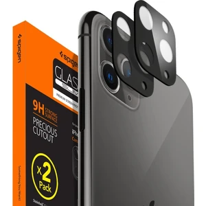 iPhone 11 Pro Max / 11 Pro Kamera Lens Cam Ekran Koruyucu Full Cover (2 Adet) Black