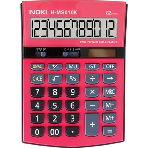 Hesap Makinesi Kırmızı 12 Hane H-MS010