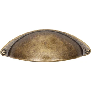 Gürçay Hırdavat Çanak Kulp Antik Sarı 64 mm 2'li