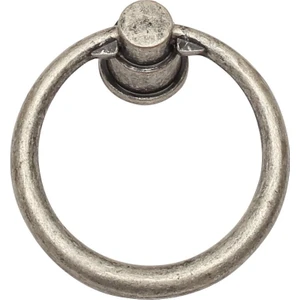 Gürçay Hırdavat Çekmece Kapak Kulpu Halka 30 mm Antik Gümüş 2'li