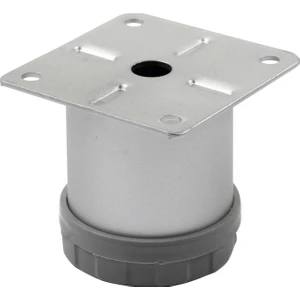 Gürçay Hırdavat Metal Mobilya Ayağı Mat Krom Çap 42 mm - 5 cm 4'lü