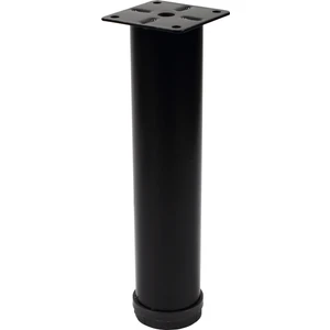 Gürçay Hırdavat Metal Mobilya Ayağı Siyah Çap 42 mm - 20 cm 4'lü
