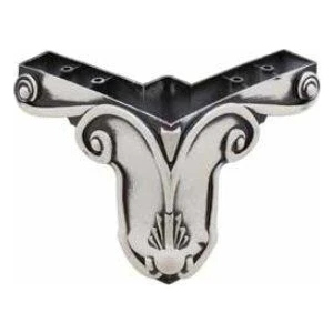 Gürçay Hırdavat Mobilya Ayağı Plastik Aslan Gümüş 9 cm 4'lü