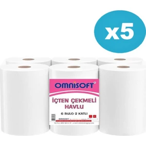 İçten Çekmeli Kağıt Havlu 5 Koli 30 Rulo