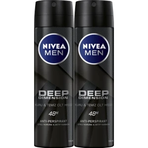 Men Deep Dimension Sprey Deodorant 150 ml x 2 Adet