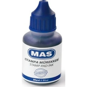 Mas Istampa Mürekkebi Mavi 20ml