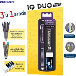 Versatil 0.5 Iq Duo Silgi+Min Set Renk 4008 - Mor