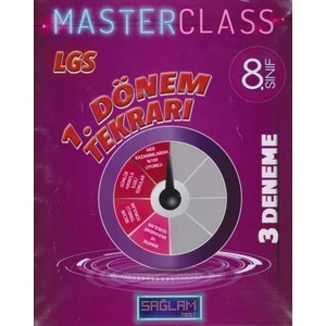 Sağlam Test 8. Sınıf Master Class 1. Dönem Tekrarı 3 Deneme-Yeni