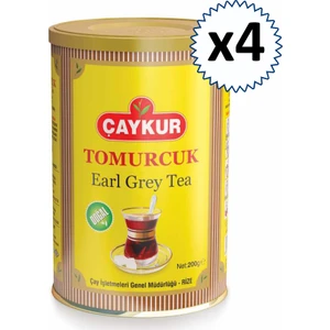 Tomurcuk Çay Teneke 200 gr Earl Grey  x 4