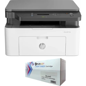 Laser MFP 135a Lazer Yazıcı 4ZB82A + Sınırsız Chipli Tam Dolu Pluscopy Tonerli