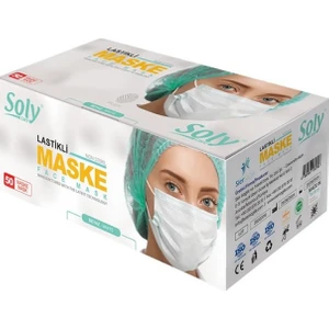 Soly Care Çift Katlı Lastikli Maske