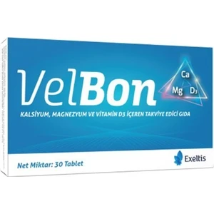 Velbon 30 Tablet Takviye Edici Gıda
