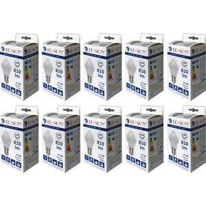 9,5 W LED Ampul Beyaz Işık 10'lu