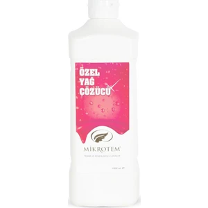 Yağ Çözücü Mutfak Temizliği İçin 1000 ml Zarar Vermeyen Etkili Formül