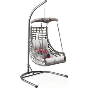 Capri Swing - Alaçatı - Tek Kişilik Rattan Bahçe Balkon Salıncağı