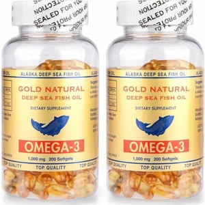 Gold Natural Omega 3 Balık Yağı 1000 Mg 2 Kutu 400 Softgel