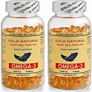 Gold Natural Omega 3 Balık Yağı 1000 Mg 2 Kutu Toplam 200 Softgel