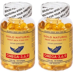 Gold Natural Omega 3.6.9 1000 Mg 2 Kutu 100+100 TOPLAM 200 Softgel