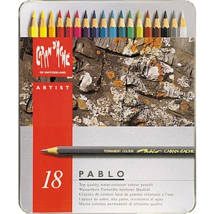 Caran d'Ache Pablo 18 Renk Kuruboya Kalemleri