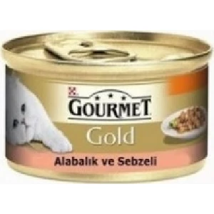 Gourmet Gold Alabalık ve Sebzeli Kedi Konservesi 85 gr x 24 Adet