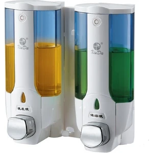 Sıvı Sabun ve Şampuan Dispenseri 2'li Beyaz 380 ml ZYQ138SB