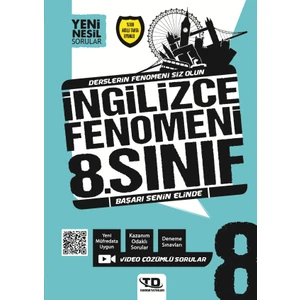 Tandem Yayınları 8. Sınıf Ingilizce Fenomeni Soru Bankası