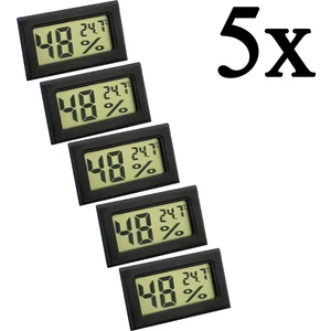 Weather Forecast 5 Adet Hygrometer Dijital Sıcaklık Ve Nem Ölçer Thr142-5