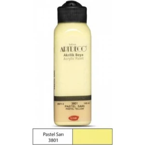 Akrilik Boya 140ml Pastel Sarı 3801