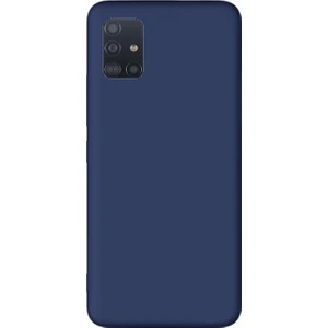 Samsung Galaxy A51 Premium Matte Silikon Kılıf - Lacivert