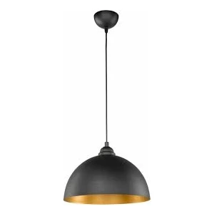 modern,retro,vintage oda,mutfak,otel,cafeler için siyah 1xe27 metal sarkıt avize çap:30cm
