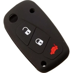 İk Tuning Fiat Linea Kumanda Kabı Koruyucu Silikon Kılıf 3 Tuş Siyah