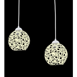 Selçuklu Top Motif Yıldız Ferforje Model Retro Rustik Sarkıt Avize