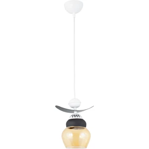 Tekli Modern Tarz Kayık Model Metal Camlı Sarkıt Avize