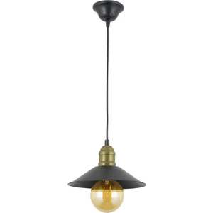 Tekli Siyah Retro Rustik Model Modern Metal Sarkıt Avize