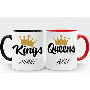 Nil Hediye Çiftlere Özel King Queens Kupa Bardaklar