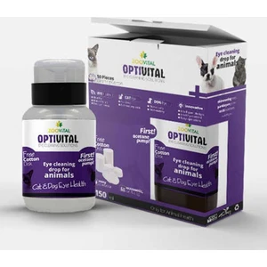 Zoo Vital Optivital Göz Temizleme Seti 150 ml Solüsyon + Pamuk