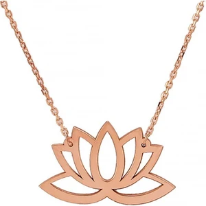 In Love Lotus Çiçeği Gümüş Kolye