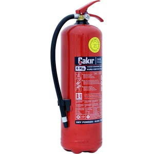 Yangın Söndürme Cihazı 6 kg Kkt Abc (Kuru Kimyevi Tozlu)