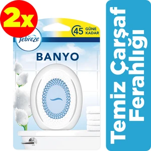 Hava Ferahlatıcı Banyo Oda Kokusu Temiz Çarşaf Ferahlığı x2