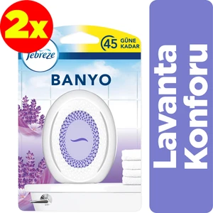 Hava Ferahlatıcı Banyo Oda Kokusu Lavanta x2
