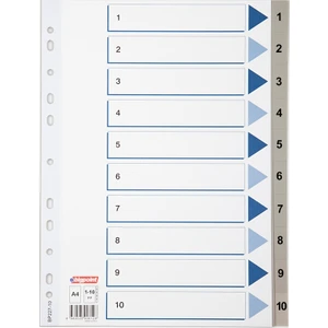 PP Seperatör 1-10 Rakamlı 30'lu Kutu