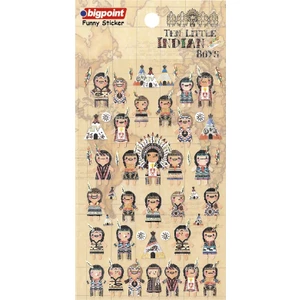 Sticker On Küçük Kızılderili 15'li Paket