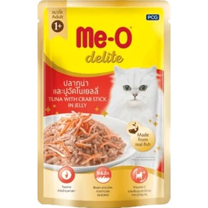 Me-O Delite Ton Balıklı ve Yengeç Çubuklu Yetişkin Kedi Konservesi 70 gr