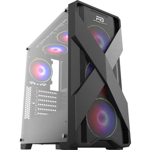 VK-E03C USB 3.0 ATX Mesh Ring Rainbow Fan Siyah Kasa (PSU Yok)