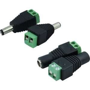 5.5 x 2.1 mm Kamera İçin Dc Power Erkek Plug Jak Adaptör Konnektör Plug