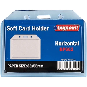 Kart Kabı Yatay Şeffaf 85x54mm 10'lu Poşet