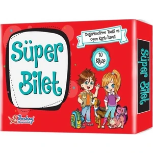 Süper Bilet Okuma Seti (10 Kitap) - ( 7- 12 Yaş )