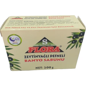 Saber Flora Zeytinyağlı Defneli Banyo Sabunu 200 gr